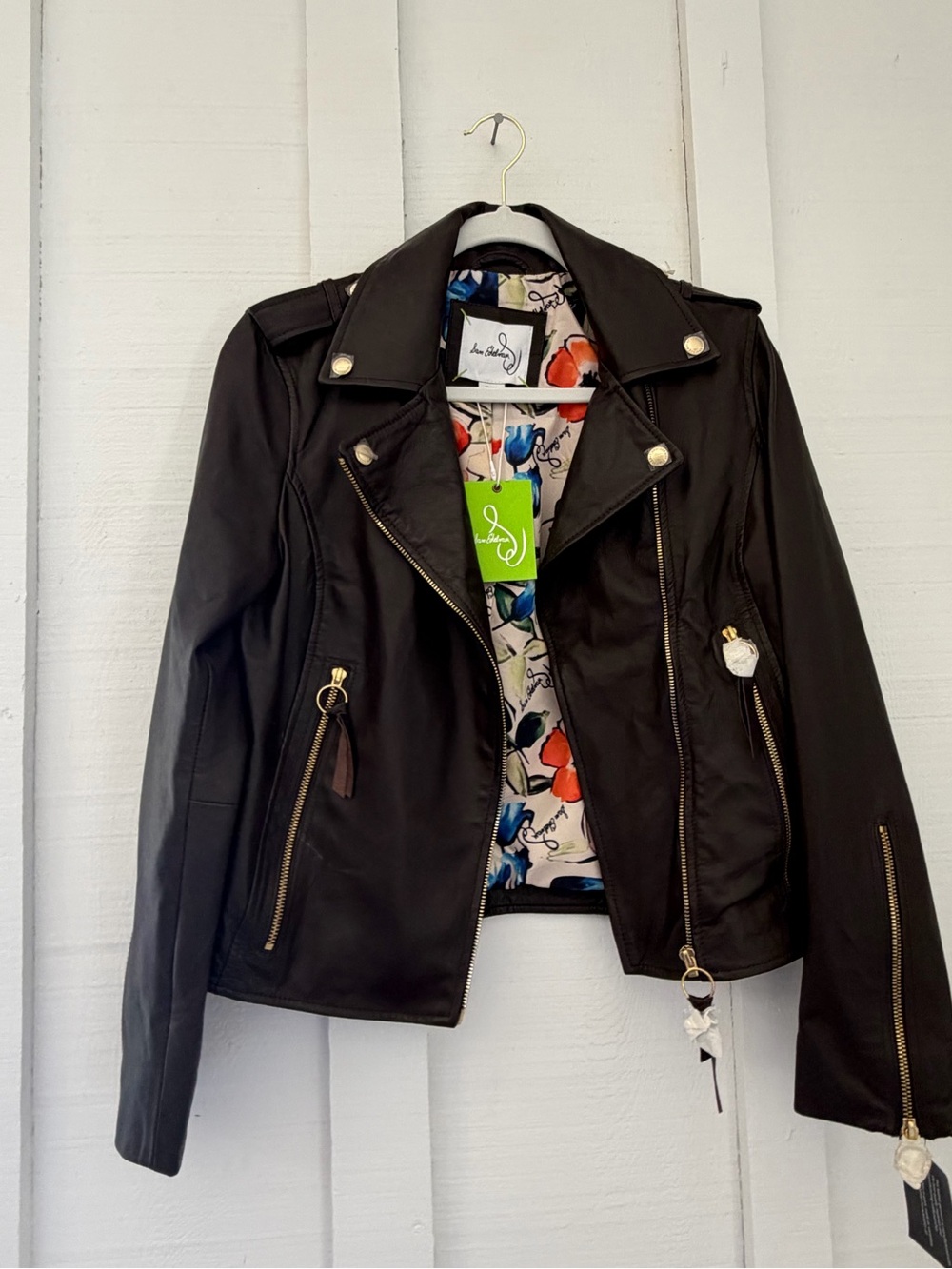 sam edelman leather jacket